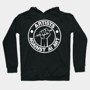 Artists Against AI Art Hoodie